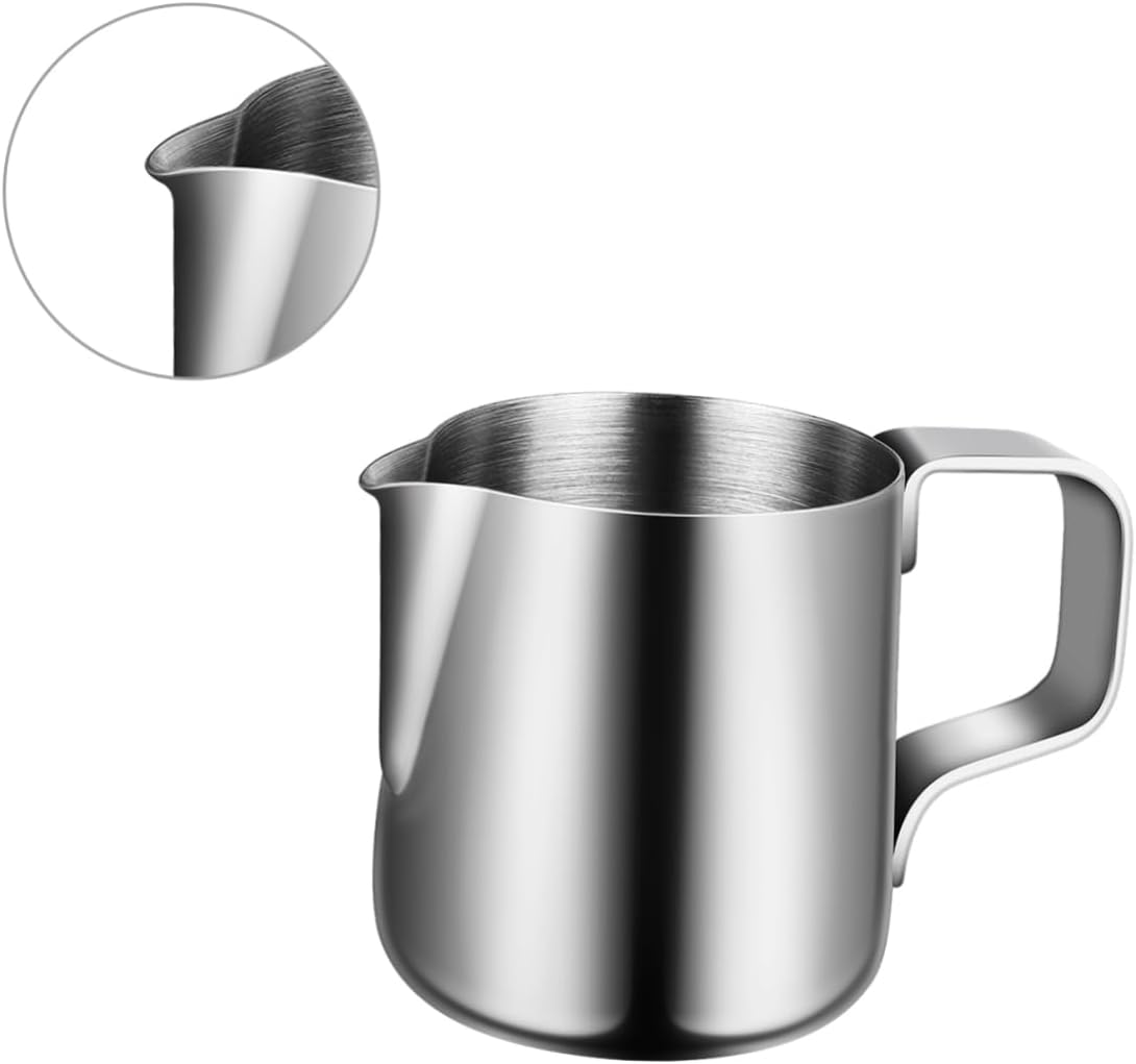 1pc Cup Steaming Pitcher Coffee Machines for Home Kitchen Supplies Cafeteras Expresso Latte Art Mug Frothing Jug Expresso Coffee Espresso Coffee Black Kettle Milk Accessories