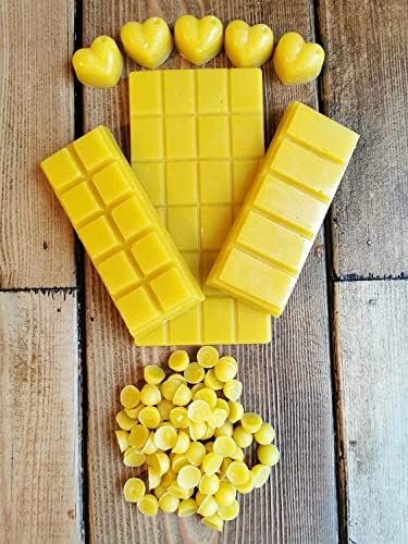ICRAFT - 100g 100% Pure Beeswax Pellets Yellow or White Natural UK Food Grade Quality Wax Perfect for Food Wraps, balms, Cosmetics, Candles, soap Making, lotions (Yellow Beeswax Pellets)