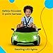 Kidzone Kids Electric Ride On 12V Licensed Lamborghini Lanzador Battery Powered Sports Car Toy with Parent Remote Control & Manual Drive, Bluetooth, LED Lights&Music - Pink