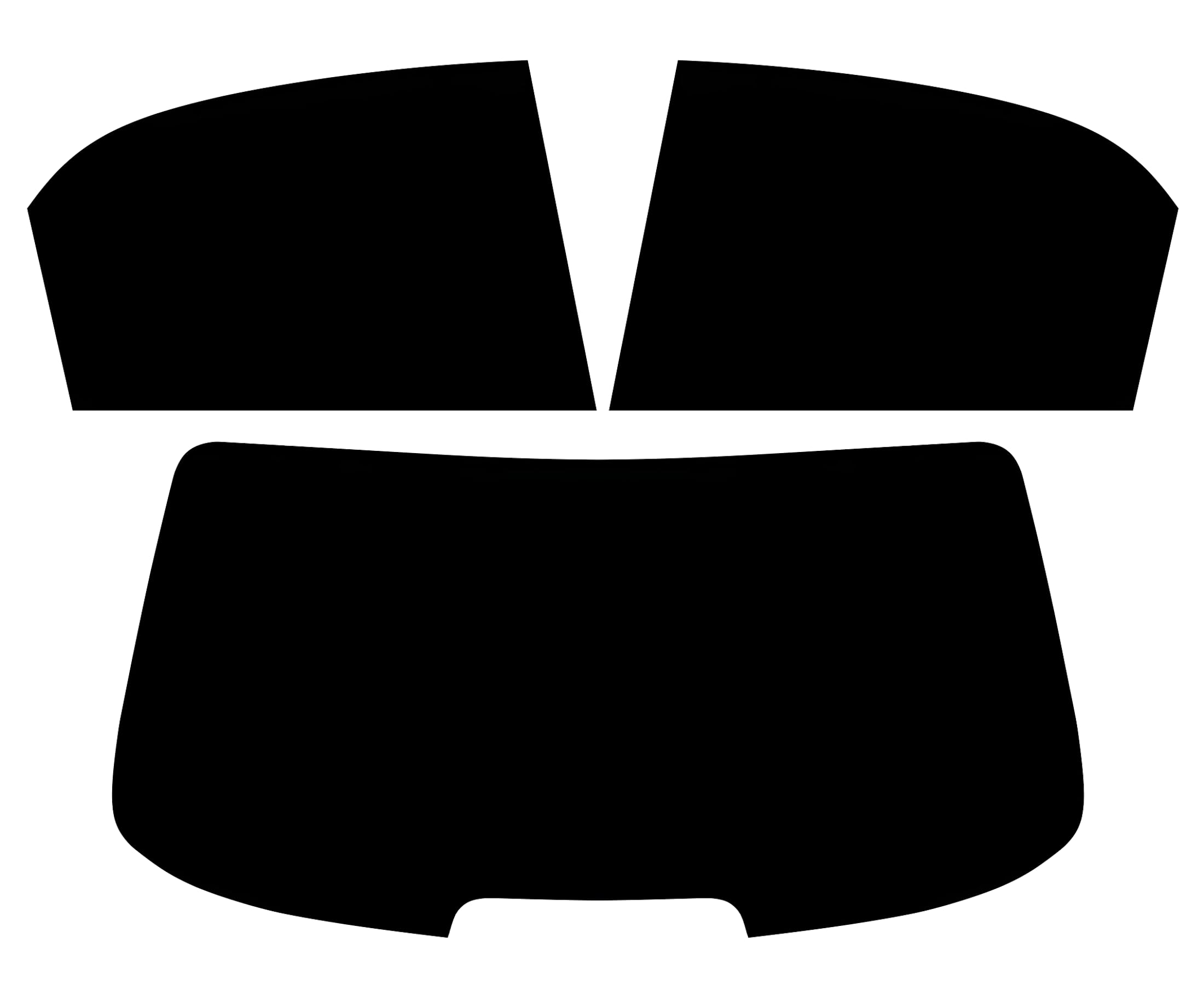 TINTCOM Pellicola oscurante vetri auto pretagliata per Alfa Romeo 159 4 porte Berlina 2005-2011 - (05% Super Nero) - vetri posteriori e lunotto - protezione UV, riduzione calore e riflessi