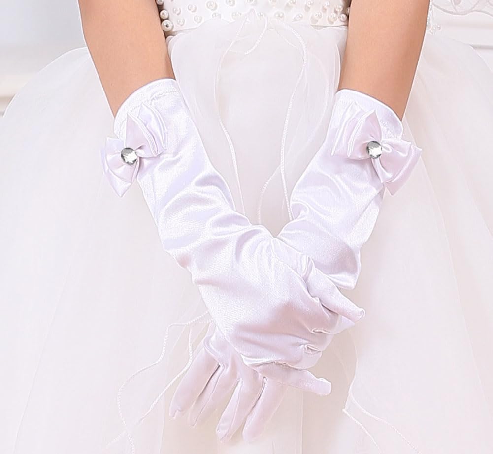 Princess Peach Costume Dress up Accessories for Girls Gloves Tiara Crown Wand Brooch Earrings Halloween Cosplay Accessories Christmas Gifts Set (White Peach)