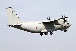 Posterazzi PSTNCT100009M an Alenia C-27J Spartan of The Italian Air Force in Flight Over Turin Airport Italy Poster Print, 17 x 11