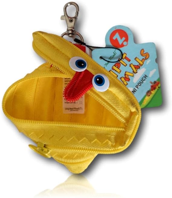 ZIPIT Monster Pencil Case Coin Pouch (Yellow)