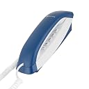 Beetel B29 Designer Slim and Stylish Corded Landline Phone,Ringer Volume Control,Wall/Desk Mountable,Clear Call Quality,Compact Design,Tone Pulse/Flash/Redial Function (Made in India)(Blue White)(B29) gallery image