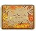 Tapis Égouttoir Vaisselle Citrouille Automne Vintage Récolte d'automne Rustique Tapis De Sechage Lavable Tapis D'Égouttoir pour Casseroles Ou Poêles, Cuisine, Comptoir, 41X46Cm