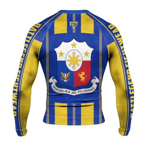 International Warrior Men's BJJ Rash Guard – Long Sleeve Compression Shirt for Jiu-Jitsu, Grappling & MMA3