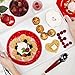 Zak Designs Large Rectangle Meeme Melamine Serving Tray, Easy to Hold with Modular Design, Perfect Kitchen Dinnerware for Indoor/Outdoor Activities