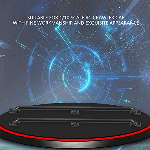 Linker Rechter Metallhandlauf, Upgrade-Kit für RC-Crawler-Car-Metallhandlauf-Zubehör Im Maßstab 1:10 (135cm)