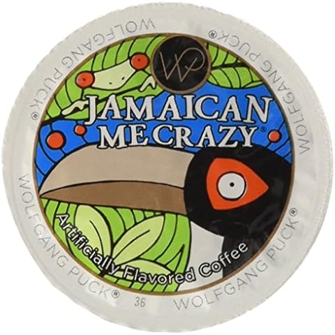 Wolfgang Puck Jamaican Me Crazy Flavored Coffee Single Serve Cups for Keurig, 24 Count (Pack of 2) Cover