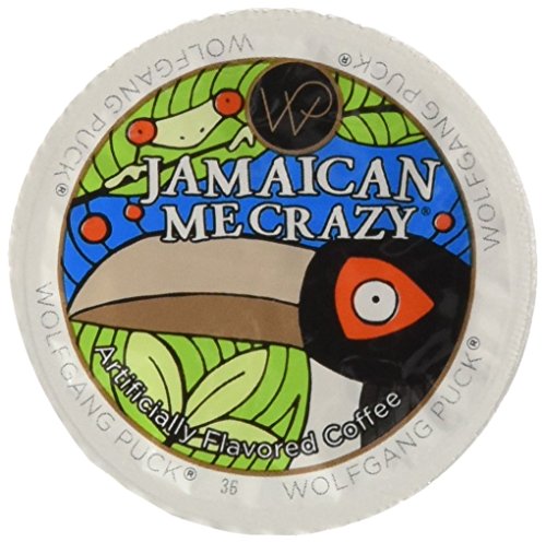 jamaican coffee cup - Wolfgang Puck Jamaican Me Crazy Flavored Coffee Single Serve Cups for Keurig, 24 Count (Pack of 2)