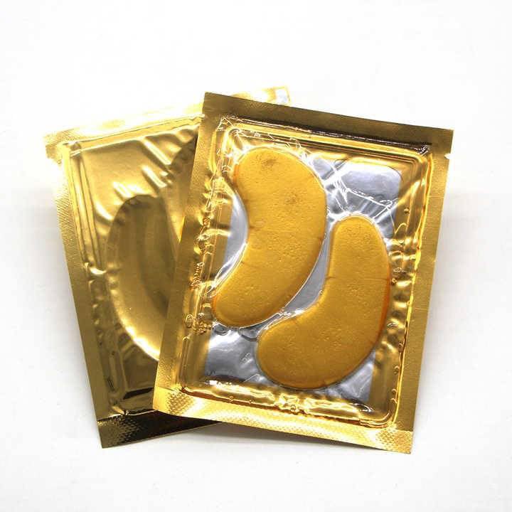 24K Gold Eye Patches Collagen Anti-Wrinkle Anti-Aging Beauty & Personal Care Dark Circles & Puffiness Brightener Rejuvenating Christmas Gift for Women Christmas Gift for Mom Skin Care Facial Travel 2