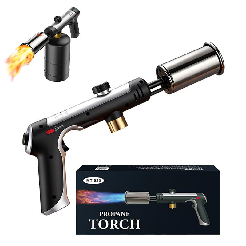 Sakerplus Propane Torch, Adjustable Flame Propane Torch, Precision High Heat Blow Torch, Christmas Gift for Grilling, Charcoal Ignition, Culinary Tasks &amp; Home Improvement (5)