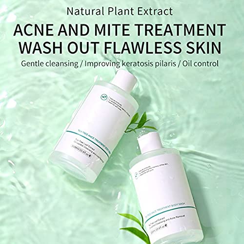 Gel de ducha de extracción de plantas de 300 ml Eliminación del acné Limpieza profunda Gel de baño de ducha Gel de baño… - Imagen 3