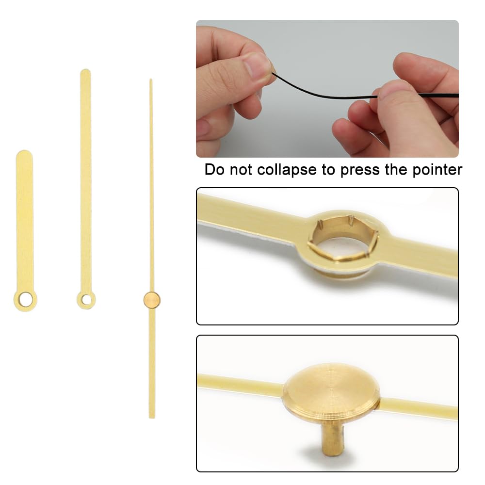 14 Lancette Orologio In Alluminio - Senza Ticchettio, Per DIY E Riparazioni - Foto 4