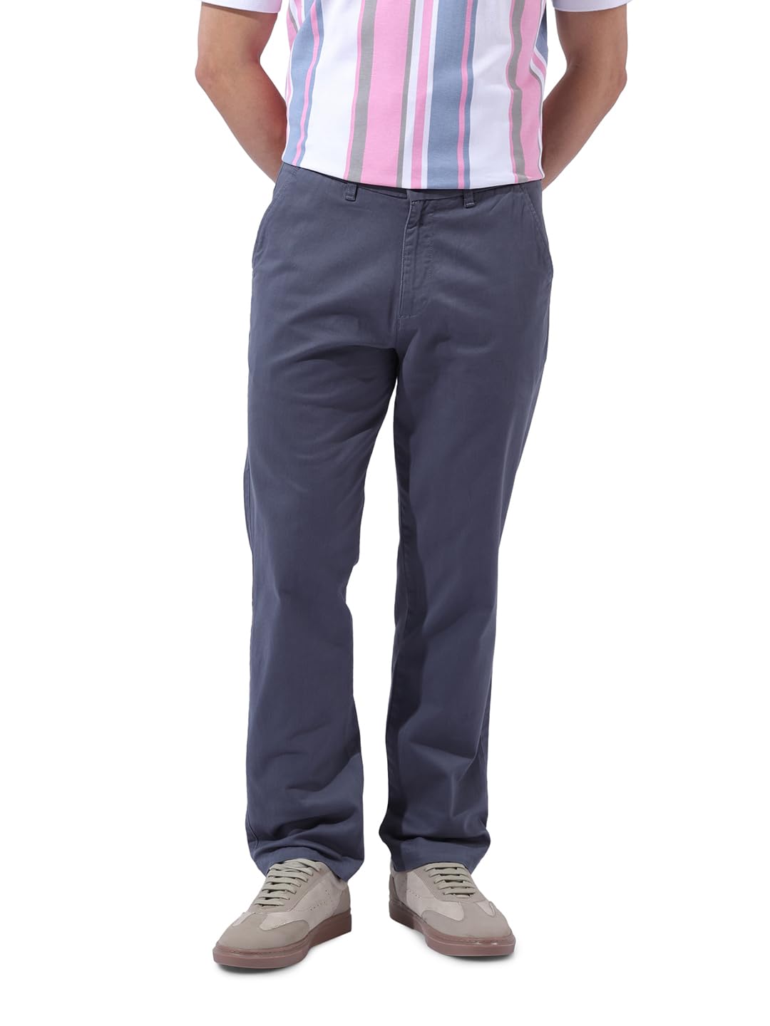 The Indian Garage Co Pantalones chinos de cintura media para hombre