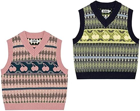 KIRSH] キルシー ベスト 正規販売店 CHERRY NORDIC KNIT VEST KA 