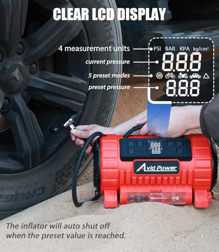 AVID POWER 5-Mode Tire Inflator