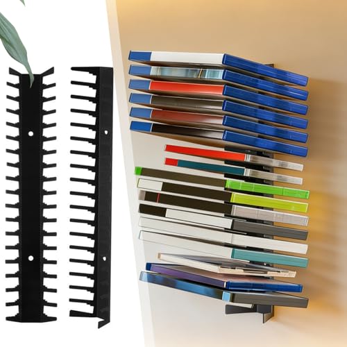 Range-disques mural métallique pour collectionneur de jeux vidéo de salon - 4