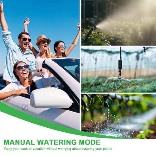 Image of HASTHIP Automatic Water Irrigation Timer for Garden Drip Sprinkler System LCD Smart Watering Timers Outdoor Irrigation Timer Automatic Sprinkler Timers