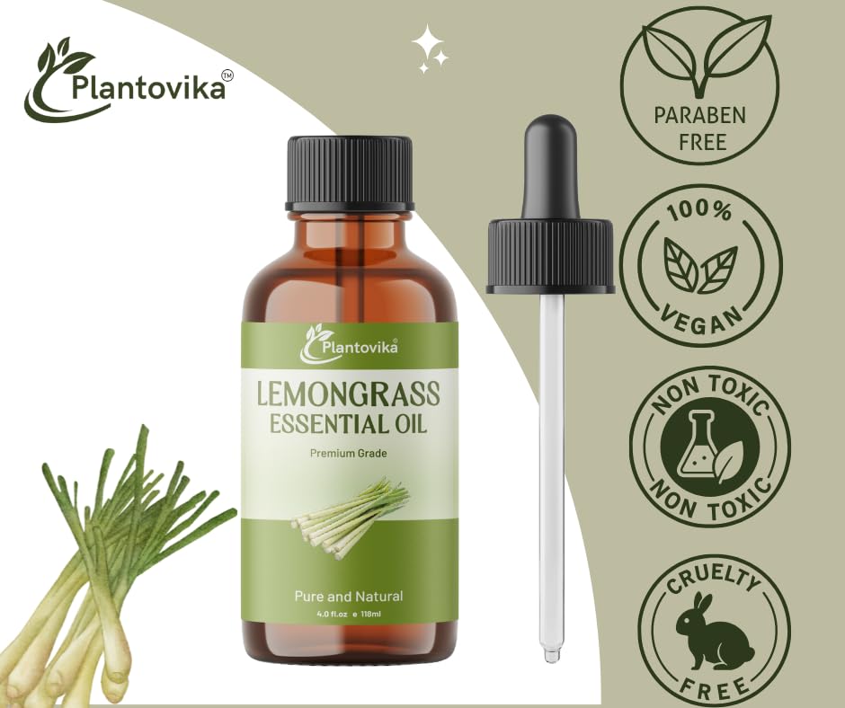 Aceite Esencial de Lemongrass 4 Fl Oz Puro y Natural miniatura 3