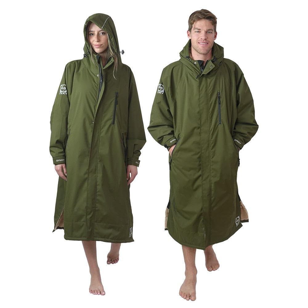 NIXY Oversize Changing Parka - Unisex, Eco-Friendly, Sherpa Fleece-Lined Jacket for Sports & Outdoor - Waterproof & Windproof