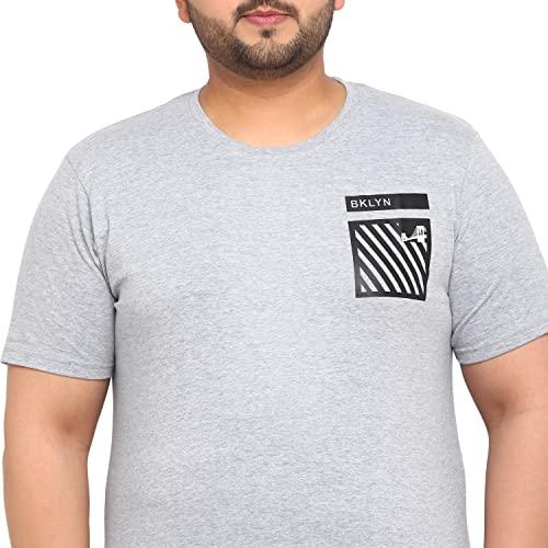 Image of Urbano Plus Men's Graphic Printed Half Sleeve Regular Fit Cotton T-Shirt
