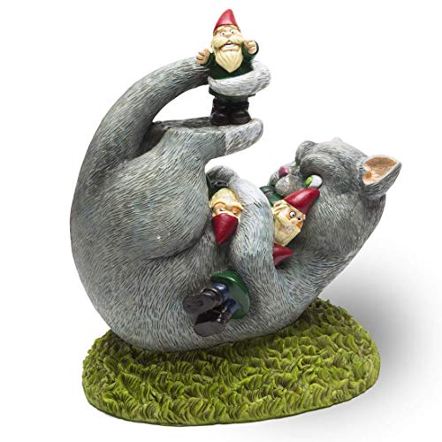 BigMouth Inc The Cat Attack Garden Gnome