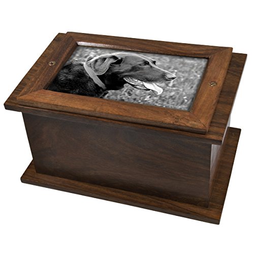 Memorial Gallery Custom Wood Photo Pet Urn
