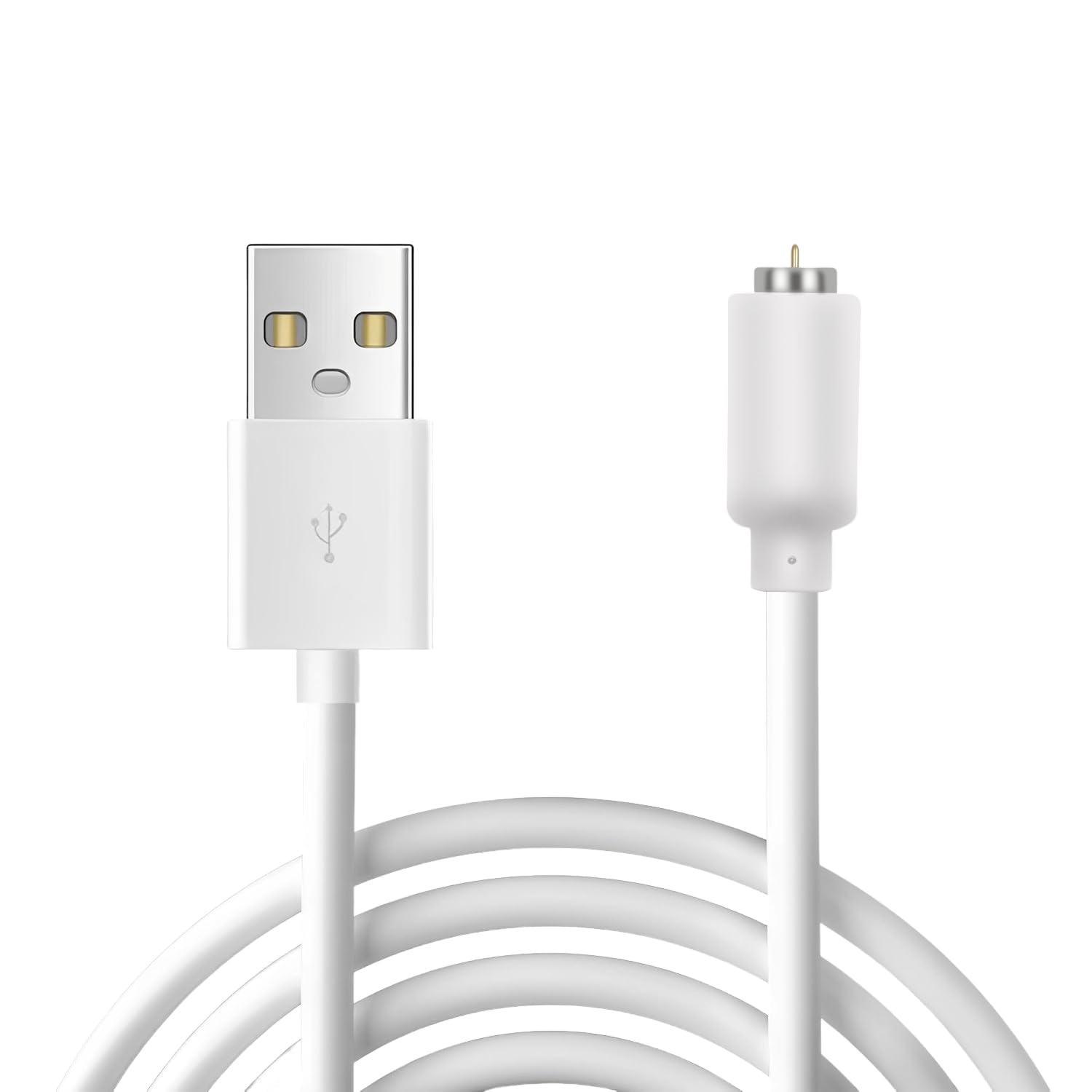 1-Pin Magnetic Charging Cable 2.7Ft - Replacement USB DC Cord, USB Adapter Charging Cord for Toys, Facial Cleansers, Massagers, Beauty Tools