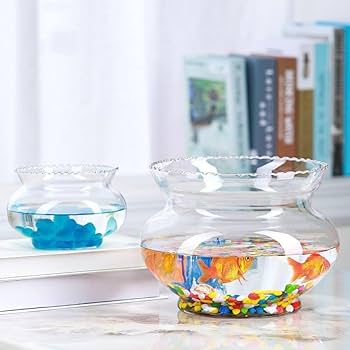 ITALY 変形ガラス フラワーベース 金魚鉢 インテリア ガラス Amazon.co.jp: GULAYIガラス 花瓶 フラワーベース金魚鉢
