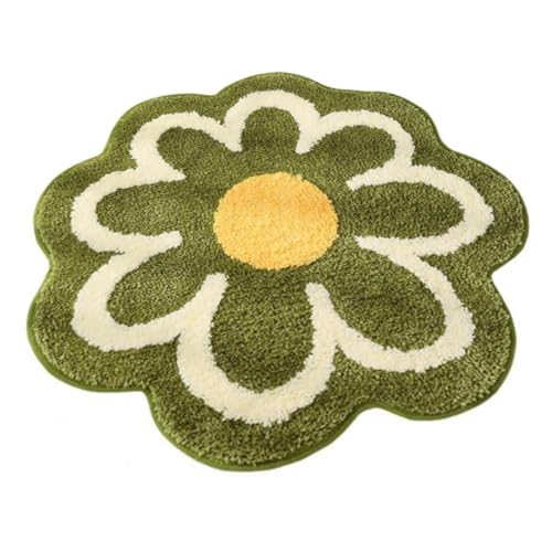 Licsaliwe Tappetino da Bagno a Forma di Fiori a Forma di Fiori, Tappeto da Bagno Assorbente per Decorazioni per Pavimenti per la Doccia, Sicurezza Domestica