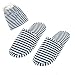 EQLEF Cotone Slipper Una Coppia Blu Esterni Pieghevole Portatile Non monouso