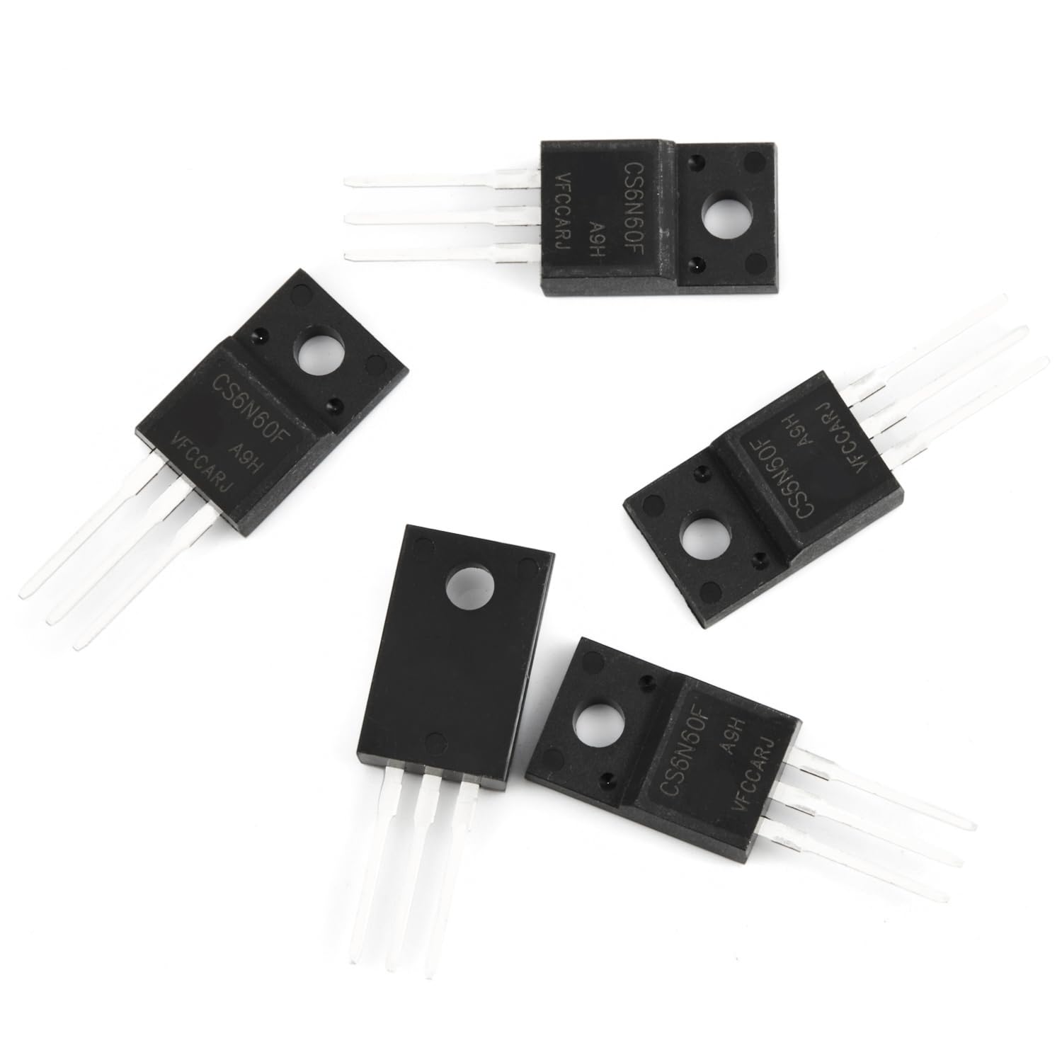 Chanzon 10 Pezzi 2N60 TO-220 SiC Mosfet MOS N-Channel Transistor N-fet 2A - Foto 11