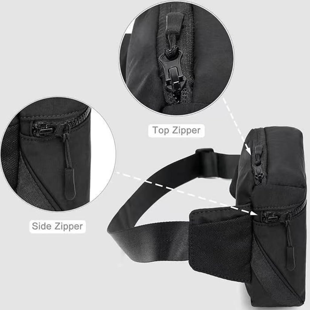 Men Reflective Waist Pack Camping Durability Light weight Thigh Pack for Sports Enthusiasts