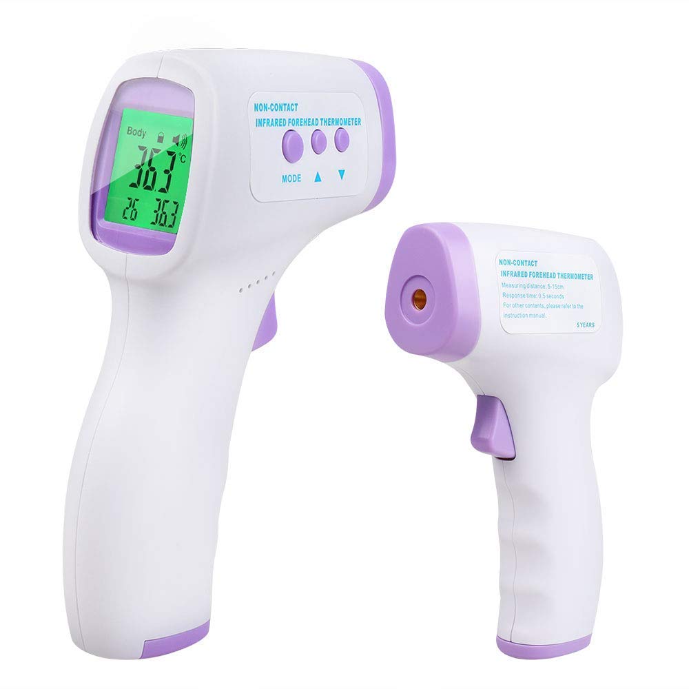 Non-Contact Infrared Forehead Thermometer with Fever Alarm and Memory Function – Ideal for Babies, Infants, Children, Adults, Indoor, and Outdoor Use