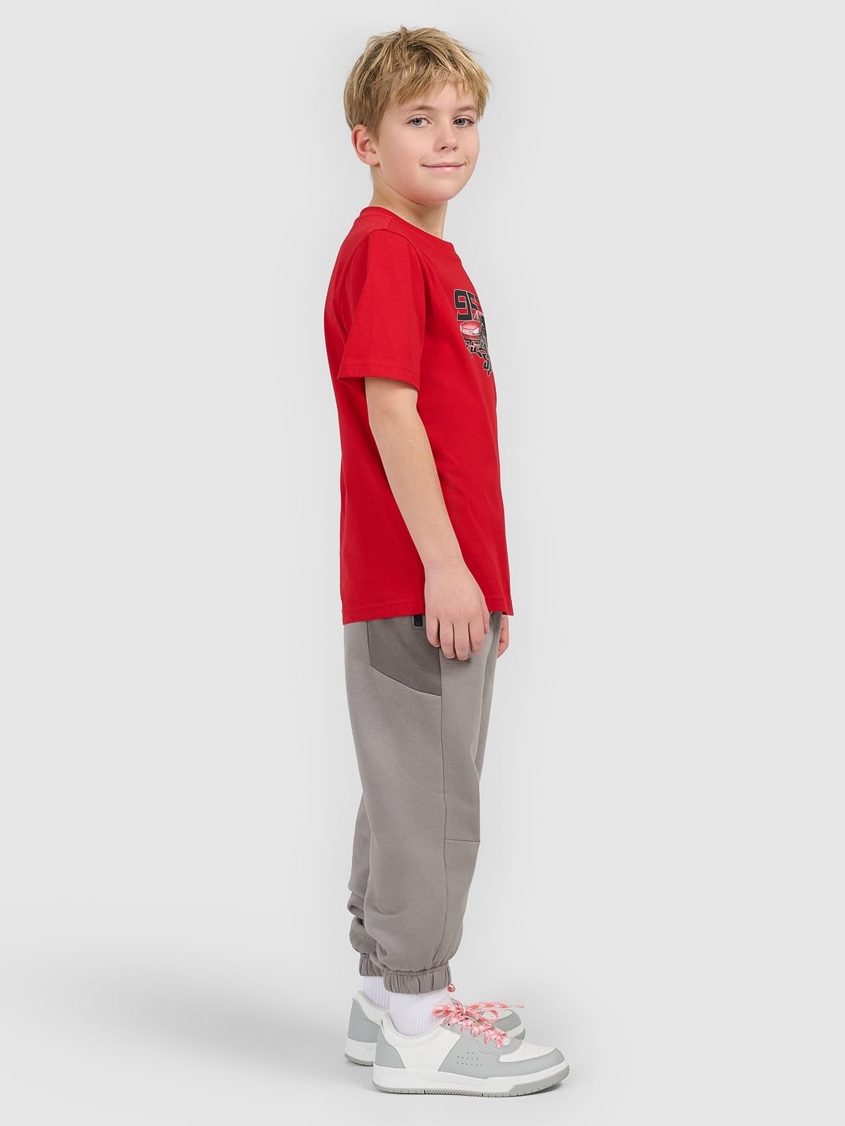 4F JUNIOR SPODNIE DRESOWE CHŁOPIĘCE JOGGERY OCIEPLANE