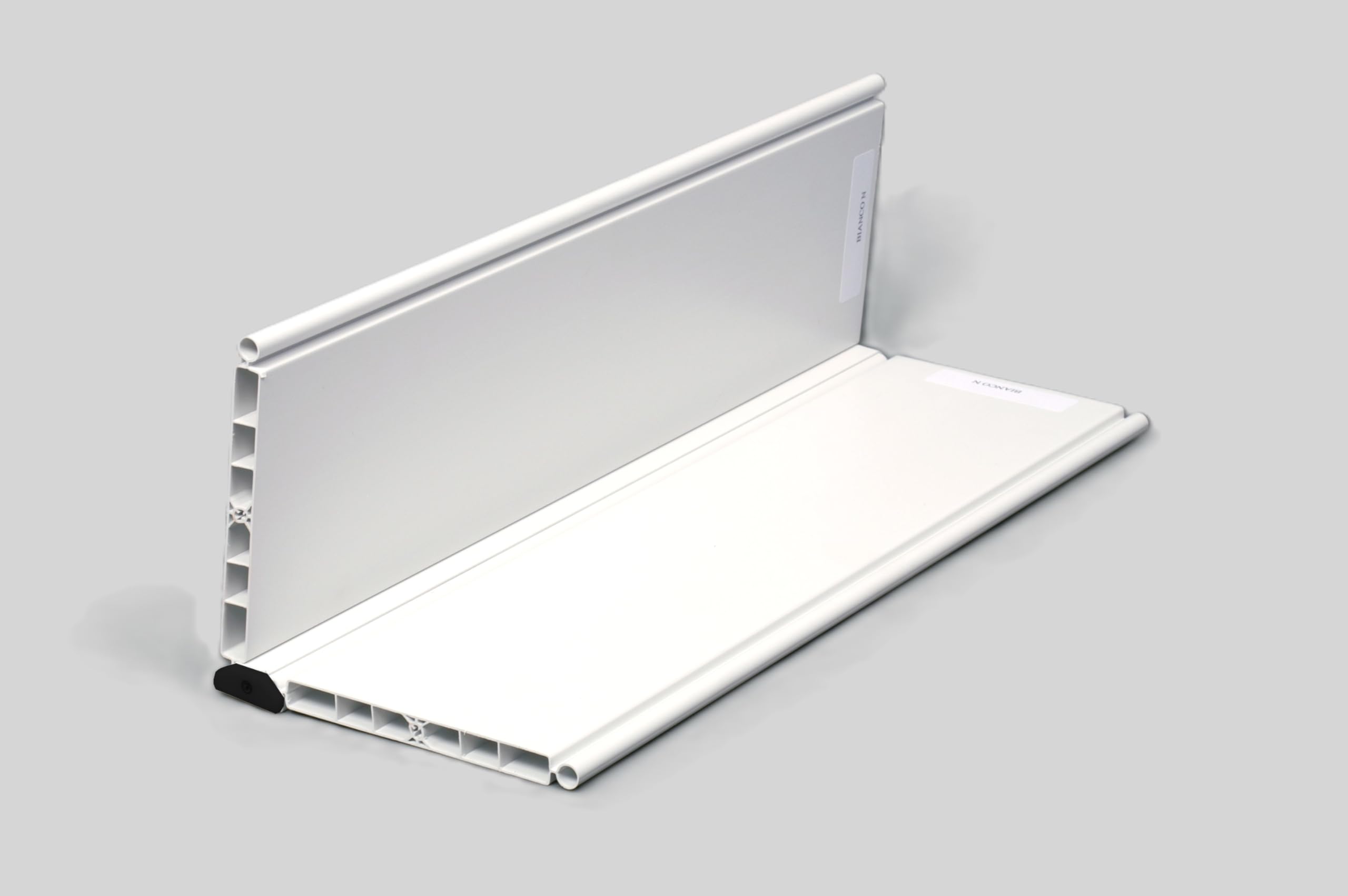 Porta a soffietto in PVC 835 x 2105 mm Bianco
