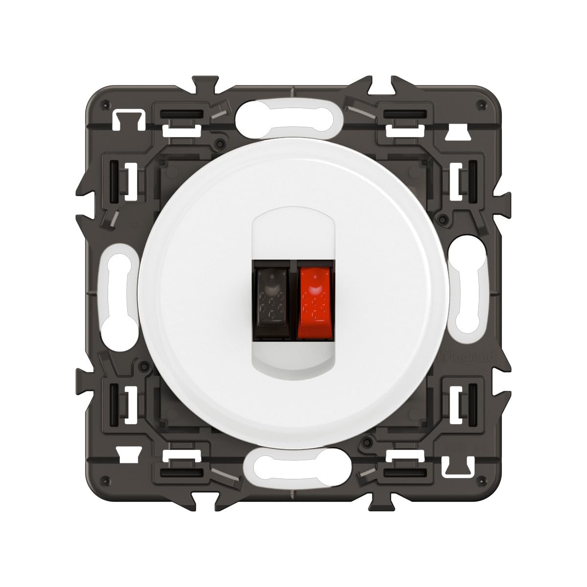 Prise haut-parleur Legrand Céliane blanc pour connexion audio