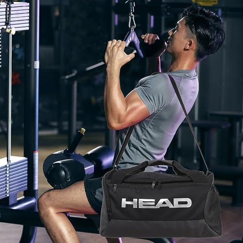 HEAD 45L Waterproof Tennis Duffel Bag for Men, Large Capacity Sports Gym Bags with Shoes Compartment, Lightweight Crossbody Duffle Bag for Business/Workout/Fitness/Weekender/Overnight3