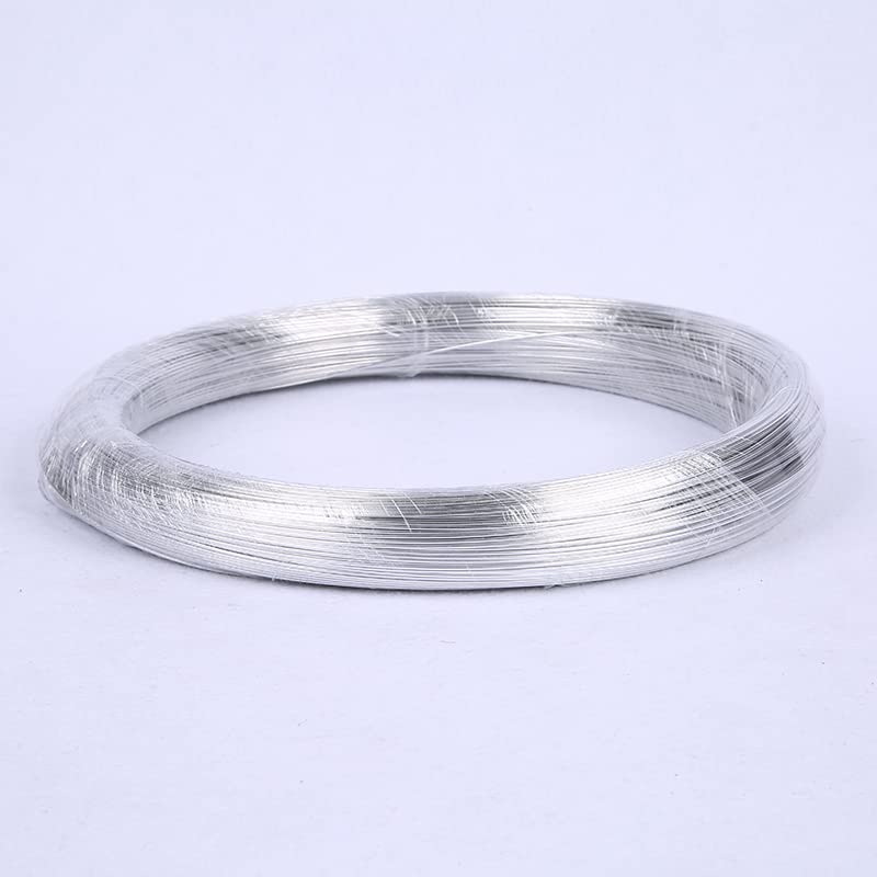 Konsilsa High Purity Aluminum Wire，Scientific Research Metal 0.1mm-3.0mm Crafting Wire, Wire for Crafts, Sculpting Wire, Doll Armature, Modeling Wire (Color : 1.2mm*1m)