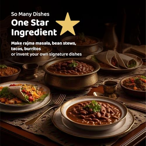 Image of DeHaat Honest Farms Pesticide Free Unpolished Rajma (Chitra) 500 GM (Pack of 3)