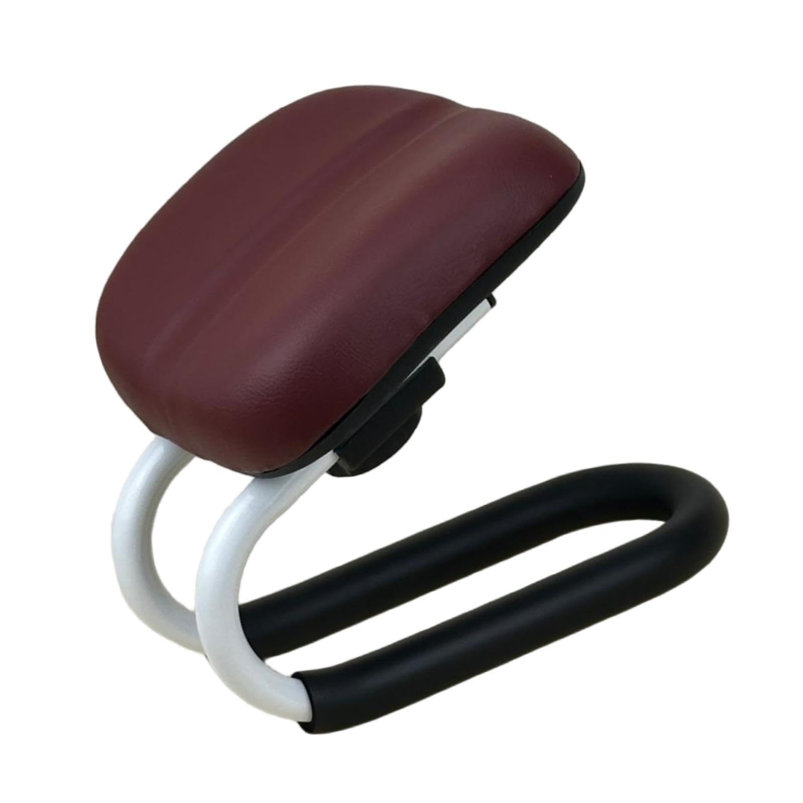 Kneeling Stool Prayer Seiza Chair Adjustable Tea Ceremonies Meditation Bench Deep Red-image-39