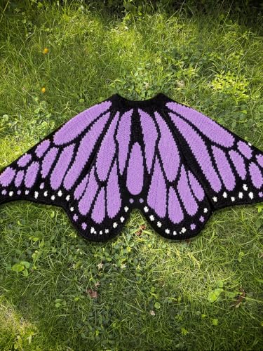 Image of Women's Monarch Butterfly Wing Cropped Cardigan Sweater Halloween Costume