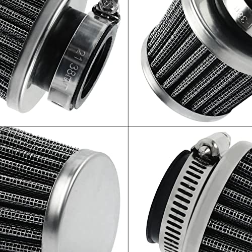 FLYPIG 28mm Air Filter for ATV Dirt Bike Pocket bikes Motorcycle Pit Bike POD for Honda CB100 CB100N CB125 CB125TD CB400 fit Kawasaki AE80 (81-83) AE 80 AR80 KH250