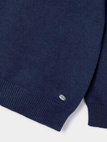 Mayoral Basic Crew Neck Jumper for Boys Blue3