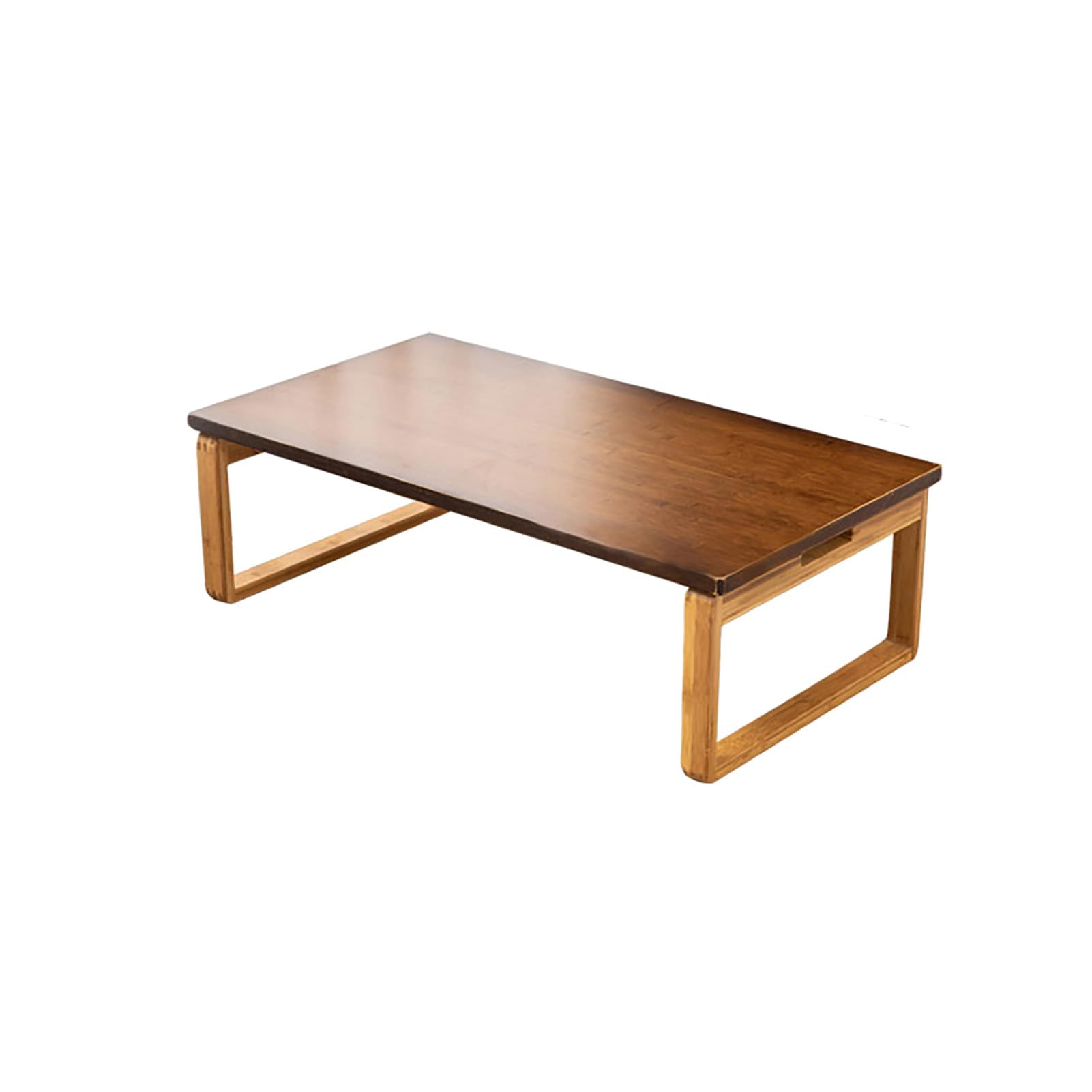 PUFAHAU Bamboo Folding Floor Table For Meditation And Coffee Table For Living Room Bedroom Japanese Style Low Table