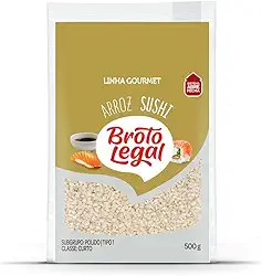Broto Legal, Arroz para Sushi, Grão Curto, Seleção Especial, Tipo 1-500GR