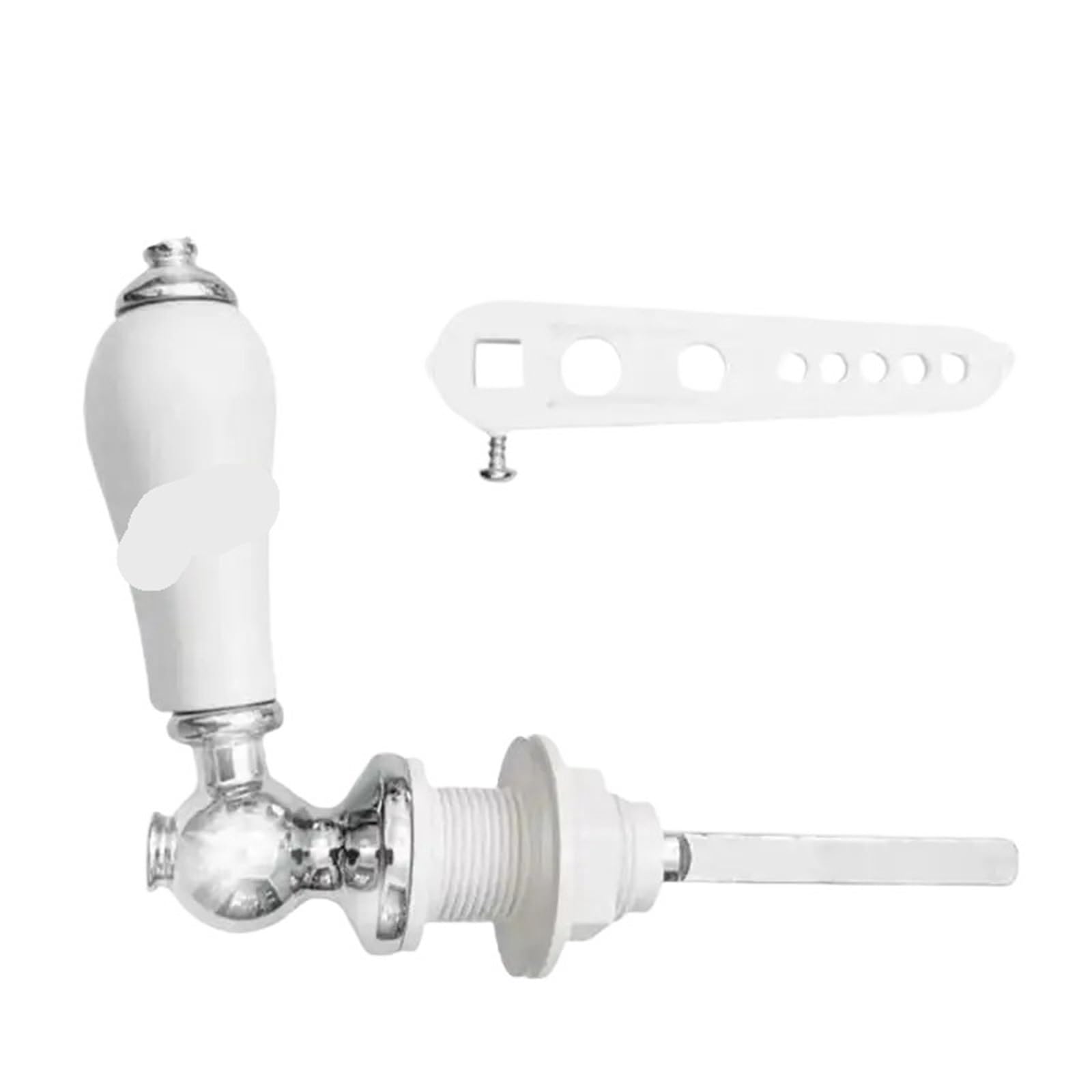Ygleeuli One Color Toilet Handles Flush Lever Bathroom Ceramic Toilet Flush Handle