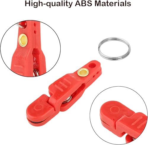 Miniatura 10 de SAUYRASY Heavy Tension Snap Release Clips for Weight Planer Board Kites Downrigger Trolling Fishing