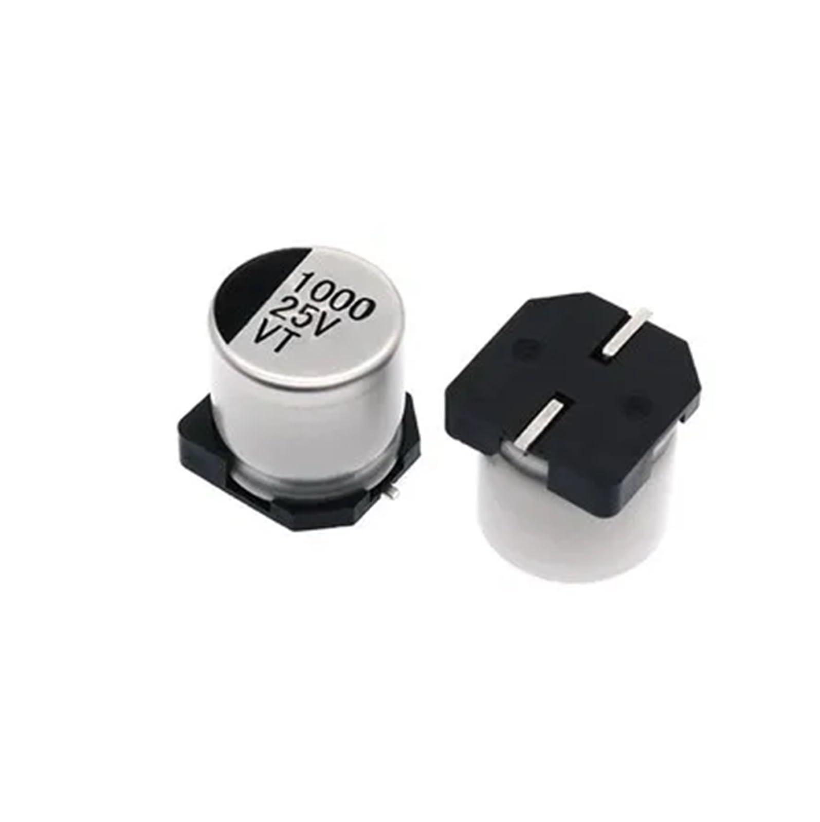 SMD aluminum electrolytic capacitor 25V1000UF 12X13.5 1000UF 25V 12 * 13.5mm IINKUEYK(200PCS)